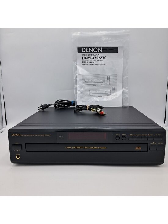 Denon Other - Denon DCM-270 5 CD Auto Changer Player - Carousel Player - Fully Tested